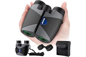 15x30 Kompaktes Fernglas für Erwachsene - Occer Large View High Powered Binoculars für die Vogelbeobachtung - Leichtes Fernglas für die Jagd Kreuzfahrtschiff Reisen - Schwarz