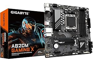 Gigabyte Scheda madre A620M GAMING X - Supporta CPU AMD Ryzen 8000, VRM digitale 8+2+1 fasi, fino a 8000 MHz DDR5 (OC), 1xPCIe 4.0 M.2, GbE LAN, USB 3.2 Gen 2