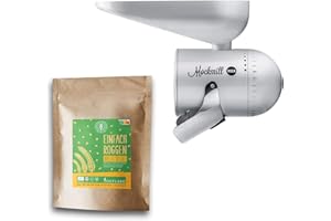 ‎MOCKMILL Mockmill Mahlaufsatz für KitchenAid | frisches Mehl | Made in Germany |+ 2,5 kg Bio Roggen