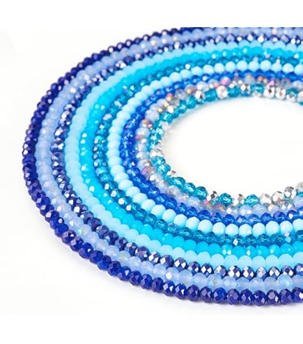 Perline di vetro sfaccettate da 6 mm, 50 pezzi, color ... - Kidis Art