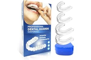 SUNICO Mouth Guard for Teeth Grinding - Teeth Grinding Guard,4 Pack Sleep Mouth Guard, Anti Grinding Mouth Guard for Sleeping at Night,Reusable Mouth Guards Grinding Teeth to Prevent Bruxism. (M1)