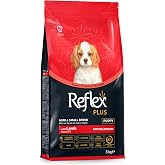 REFLEX PLUS Kuzu Etli Mini ve K&uuml;&ccedil;&uuml;k Irk Yavru K&ouml;pek Maması 3 KG