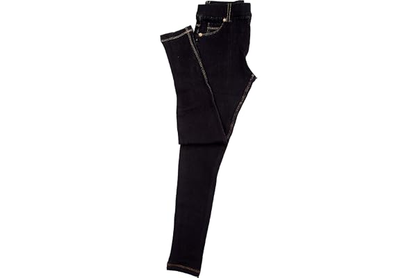 Barn jeggings byxor flickor denim skinny denim jeans skoluniform stretchiga jeggings barnbyxor leggings 4-13 år