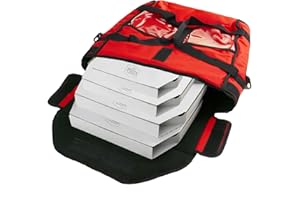 CityBAG - Nevera portátil roja 25 Litros 40x40x16cm, mochila bolsa isotérmica para picnic, camping, playa, entrega de alimentos en moto o bicicleta