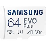 Samsung Scheda di memoria microSD Evo Plus 64 GB SDXC U1 classe 10 A1 130 MB/s con adattatore versione 2021 (MB-MC64KA/EU)