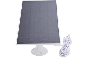Fafeims Birdfy Solar Panel, 8W Solar Panel Charger for Bird Feacher Camera, Mångsidig Kompatibilitet, Väderbeständig, Högeffe