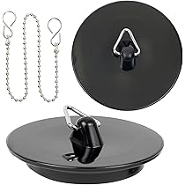 Tappi Universali Per Lavello - 2 Pezzi, Per Scarichi 1-1/2", Ø 42-40 Mm, Con Orifizio 60 Mm, Cromato - Foto 12