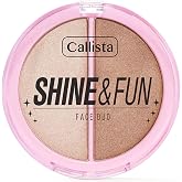 Callista Shine & Fun Face Duo 100 Sparkle Crew Allık & Aydınlatıcı Paleti