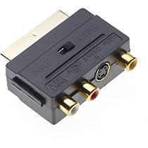 Adattatore SCART 21 Poli Maschio Con Uscite RCA E S-VHS – Compatto E Pratico - 2