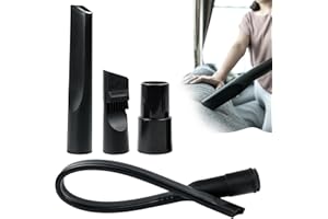 XTEMTOAMZ Accesorios Aspiradora Universal, Boquilla Aspiradora, Cepillo Aspiradora, para Hendiduras, para Limpiar Hendiduras Debajo de Muebles, Asientos de Coche, con Conexión de 35/32 mm, 4 Piezas