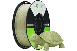 SOLEYIN Alta Velocidad Filamento PLA 1.75mm para impresora 3D 30-300 mm/s, Precisión +/- 0.02mm, Bobina de 1kg (2.2lb), Compatible con La Mayoría de Impresoras 3D FDM, Ultra PLA (Verde)