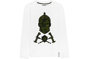 Fortnite Boys' Long Sleeve Tops, Kids T Shirt, Gaming Merchandise Gifts for Boys