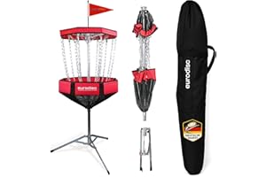 EURODISC New Games - Frisbeesport Chainwalker corbeilles de Disque de Golf Unisex-Adult, Rouge, Taille Unique