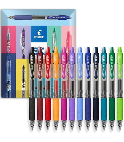 PILOT G-1 PENNA a sfera inchiostro gel con impugnatura punta 0,7 mm