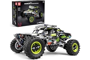 Mould King 18002 - Véhicule tout-terrain - 1890 pièces - Briques télécommandées avec 5 moteurs - Télécommande 2,4 G et application Dual Control