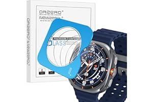 NEWZEROL 3 Pack Compatible for Samsung Galaxy Watch Ultra 2025/2024 (47MM Version) (with Installation Frame) High Resolution Tempered Glass Screen Protector Protective Film