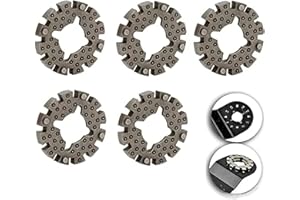 AUOIIAN 5Pcs Universal Multi Tool Blade Adapter, Adapter for Worx/Rockwell Oscillating Multi Tools, Multi Master Power Tool Woodworking Accessory for Enhanced Compatibility