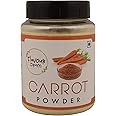 Flavour Drum Dehydrated Carrot Powder | Pure & Dry Carrot Powder | Ground Carrot Powder | Extracted from Pure Carrot | Fruit and Vegetable Powder Seasoning | Best for Cooking, Baking & More