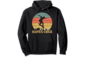 SANTA CRUZ SURF RETRO VINTAGE SHIRTS - GESCHENK Santa Cruz CA Kalifornien Skater Skateboard Retro 80er Pullover Hoodie