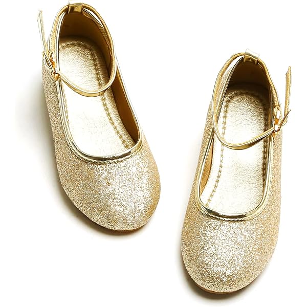 TOWED22 Girls Dress Shoes Mary Jane Shoes Ballet Flats Low Heel