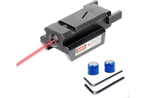 Huntiger Point Rouge Gun Sight Laser Picatinny 20mm Standard Weaver Rail Mount pour Pistolet Arme de Poing Fusil