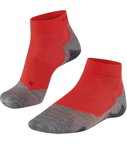 FALKE Heren Hardloopsokken RU4 Endurance Invisible M In katoen functioneel materiaal anti-blaar 1 paar, Blauw Athletic Blue 6451, 42-43