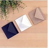 Bimotif Minik Zarf Seti, 7x9 Cm 15 Adet (KRAFT-KREM-SİYAH)