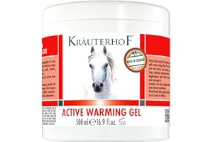 Kräuterhof Balsamo per cavalli riscaldante, extra forte, 500 ml, gel massaggiante