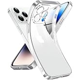 Babilden Apple iPhone 15 Pro Kamera Korumalı Şeffaf Silikon Kılıf Uyumlu Telefon Kılıfı