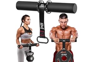 FitBeast Forearm Strengthener & Wrist Roller - Forearm Strength Trainer with Thickened Grip Handles & Adjustable Strap, Perfect for Forearm Exercising, Boosting Grip Strength, Muscle Building