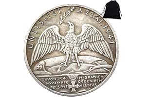 FKaiYin Pièce de monnaie ancienne historique de 1941 - Pièce de monnaie commémorative non circulée - Outil pédagogique pour les enfants - Fait à la main - Expérience futur