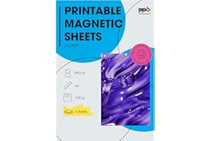 PHOTO PAPER DIRECT PPD A4 5 Fogli Di Carta Magnetica Lucida Per Stampanti A Getto D'Inchiostro Inkjet - PPD-31-5