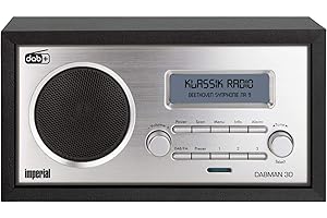 IMPERIAL DABMAN 30 – DAB+ Radio (Digitalradio, DAB+/DAB/UKW/FM, AUX-In, 3 Stationstasten am Gerät) – Schwarz