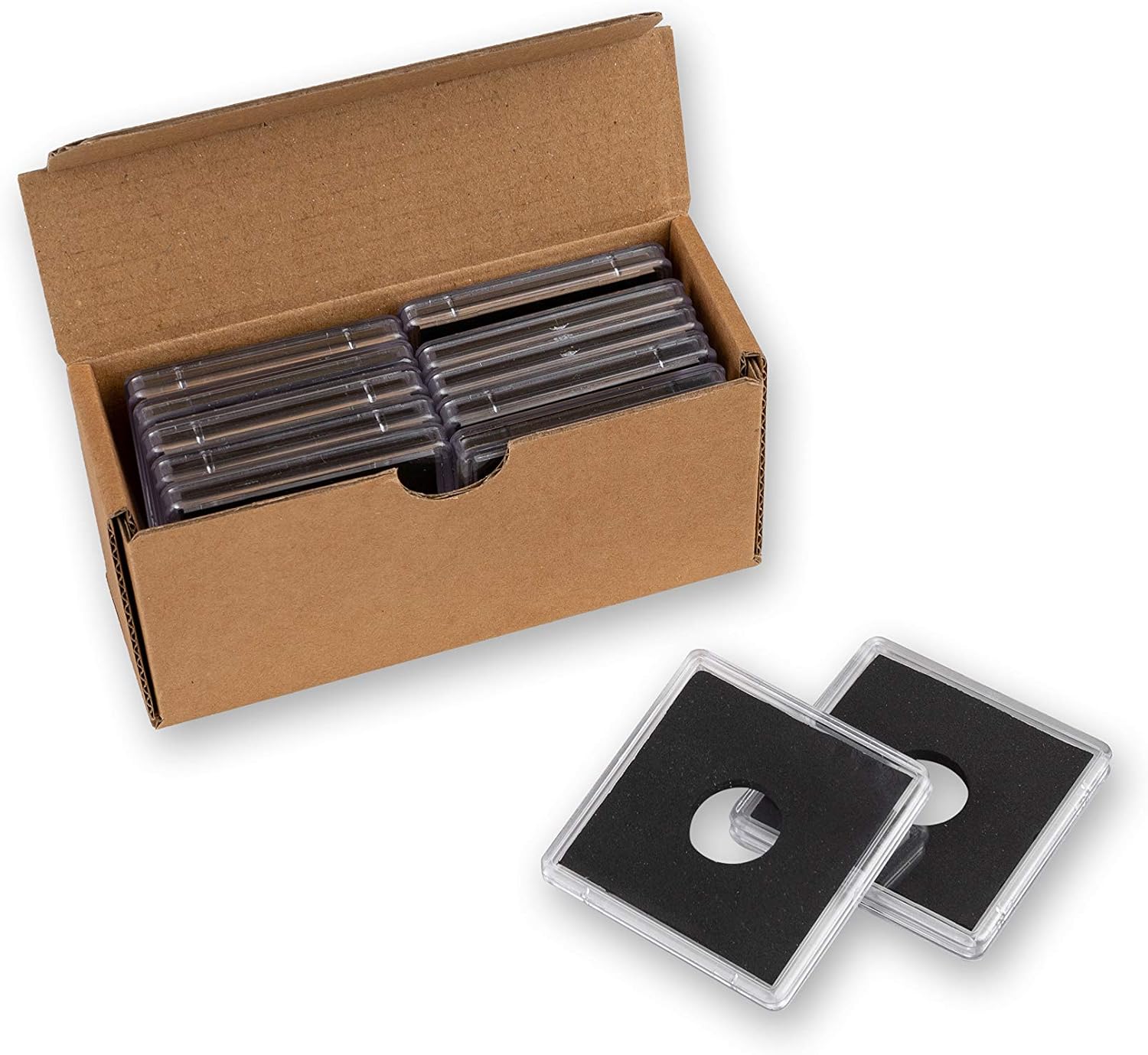 SCHULZ Plaza 10 PCS. Cápsulas de Monedas Diámetro de Las Cajas de Monedas para Elegir (35mm)