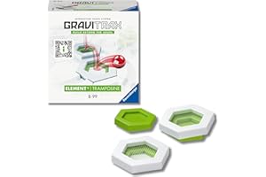 Ravensburger - Gravitrax Trampoline | Circuito Canicas Con 5 Piezas | Rompecabezas Niños Con Canicas | Juegos Para Niños De 8 Años | Juegos Mesa Compatibles Con Todos Los Gravitrax