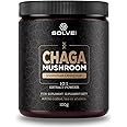SOLVE Labs® ● Premium Siberian Chaga Mushroom Extract Powder ● 10% Beta-D-Glucans ● 10:1 Concentrate ● No Fillers & Additives ● 100g ● 3 Month Supply