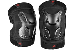 Acunny Taft sur les genoux de moto, coussins du coude de moto | Brift sur les genoux Poussions de coude réglables,Protective Gear Shockproof, accessoires de moto pour le vélo, le patinage à rouleaux,
