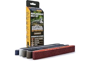 Kit de courroies pour couteaux et outils WORK SHARP & Ken Onion Edition – WSSAKO81113 Accessoire pour meuleuse de lame avec kit de courroies assorties