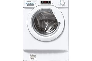 CANDY CBD 495D1WE/1-80 Integrated Washer Dryer, 9KG Wash + 5KG Dry, 1400 RPM, 13 Programmes, 4 Quick Washes, White