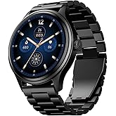 boAt Lunar Discovery Neo, 1.39" (3.5 cm) Round HD Display, Premium Metallic Finish, Animated Watchfaces, 100+ Sports Mode, Bl