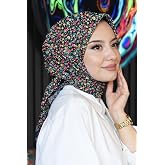 Mini &Ccedil;i&ccedil;ek Desen Fuşya Soft Pamuk Eşarp