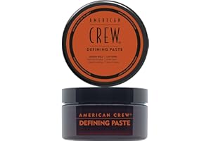 American Crew Defining Paste, Cera Capelli Uomo, Tenuta Media & Lucentezza Naturale, Aggiunge Texture e Definizione, 85g