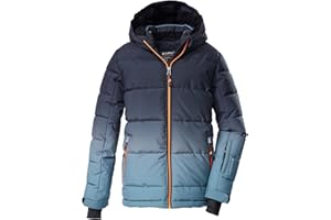 Killtec Kurtka narciarska/pikowana kurtka narciarska z kapturem i osłoną przeciwśnieżną Chłopcy Ksw 382 Bys Ski Qltd Jckt