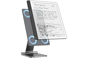 LULULOOK Magnetic Stand for Kindle Scribe 2024 (Also 2022) Released Foldable & Adjustable Tablet Stand, Aluminum Alloy Portable Stand for 10.2" Kindle Scribe (2022/2024)