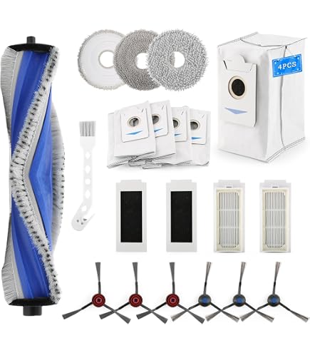 Lot De 6 Serpillères De Rechange Microfibre Pour Robot Aspirateur Aonus I8 - Compatibles, Lavables, Efficaces - 2
