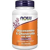 Now Foods Glucosamine and Chondroitin with MSM Joint Health Capsules - 90 Count