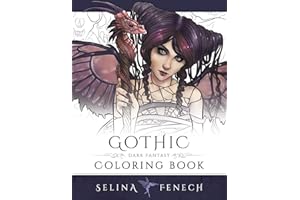Gothic - Dark Fantasy Coloring Book: 6