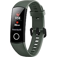 HONOR Band 5 (OliveGreen)- Waterproof Full Color AMOLED Touchscreen, SpO2 (Blood Oxygen), Music Control, Watch Faces Store, up to 14 Day Battery Life