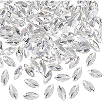 PH PandaHall 160Pz 8 Stile Viola Cucire su Strass Cucire su Strass di Vetro Cucire Strass di Vetro Flatback per Indumenti Vestiti Artigianato Cucito Orecchino Scarpe Decorazioni Fai da Te Fascia