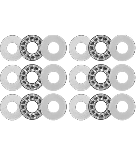 Cuscinetti A Sfera Di Spinta 12x26x9mm - Acciaio Cromato, Per Ascensori E Stampi (3 Pezzi) - Foto 9